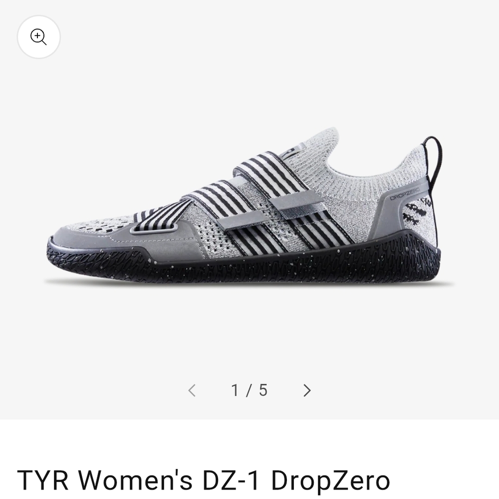 TYR Women's Black and Gray Athletic Shoes